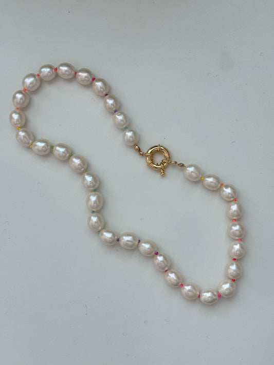 Over the Rainbow Pearl Necklace