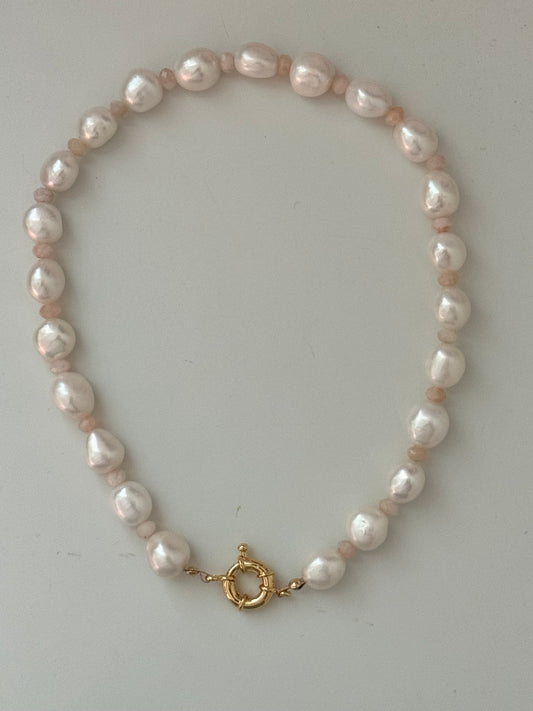 Blushing Pearl Necklace